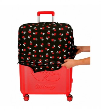 Joumma Bags Cover for Minnie black cabin case -38x50x20cm