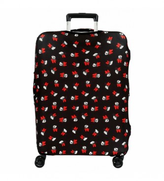Joumma Bags Cover for medium suitcase Minnie black -48x60x26cm