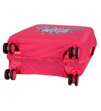 Joumma Bags Cover for medium suitcase Minnie fuchsia -48x60x26cm