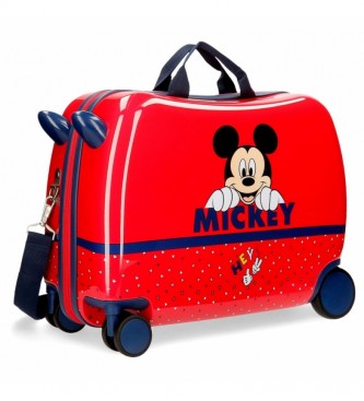 Joumma Bags Valise Happy Mickey enfant  roulettes multidirectionnelles -38x50x20cm