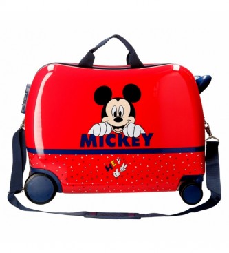 Joumma Bags Valise Happy Mickey enfant  roulettes multidirectionnelles -38x50x20cm