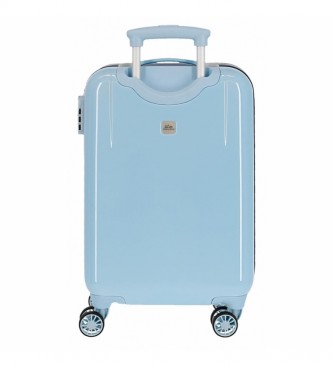 Joumma Bags Kajuitformaat koffer Vertrouw op uw reis stijf blauw -34x55x20cm
