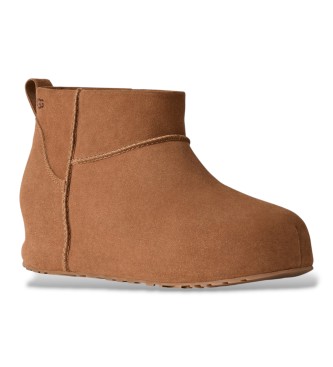 UGG Classic Mini Enwrap Leather Boots brown