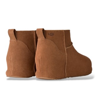UGG Classic Mini Enwrap Leather Boots brown