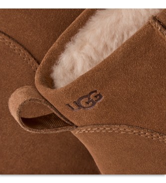UGG Classic Mini Enwrap Leather Boots brown
