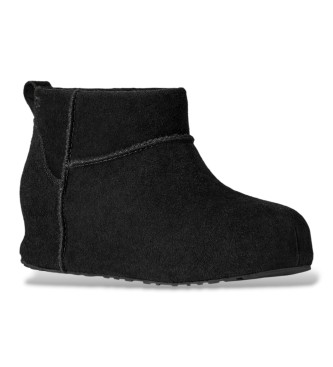 UGG Classic Mini Enwrap Leather Boots black