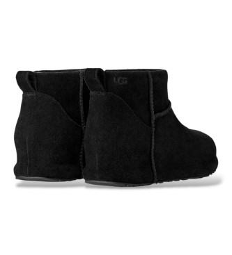 UGG Classic Mini Enwrap Leather Boots black