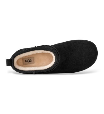 UGG Classic Mini Enwrap Leather Boots black