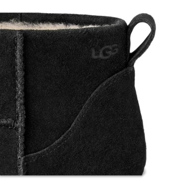 UGG Classic Mini Enwrap Leather Boots black