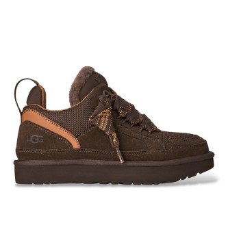 UGG Sneakers in Pelle Lowmel marrone scuro