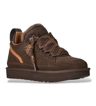UGG Sneakers in Pelle Lowmel marrone scuro