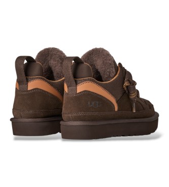 UGG Sneakers in Pelle Lowmel marrone scuro