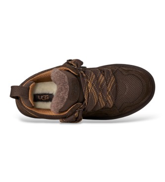 UGG Sneakers in Pelle Lowmel marrone scuro