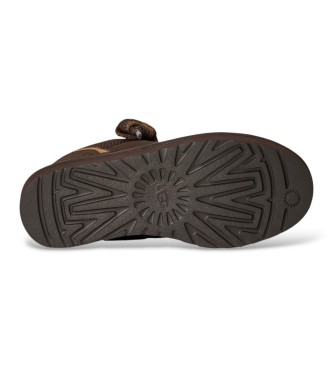 UGG Sneakers in Pelle Lowmel marrone scuro