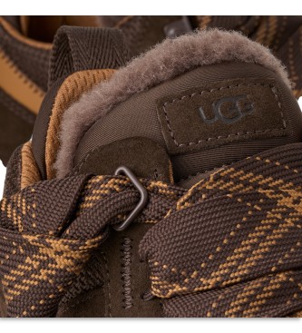 UGG Sneakers in Pelle Lowmel marrone scuro