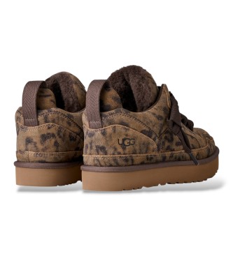 UGG Sneakers in Pelle Lowmel Spotted marrone