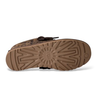 UGG Sneakers in Pelle Lowmel Spotted marrone