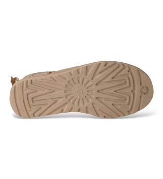 UGG Botins de Pele Ultra Mini Bailey Bow bege