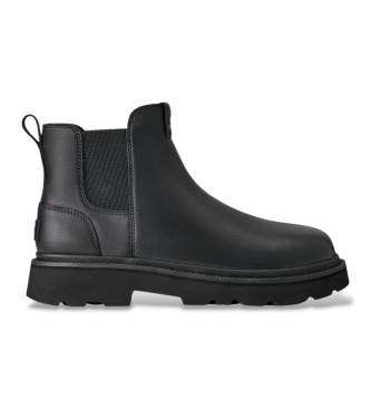 UGG Botines de Piel Chelsea Lug negro