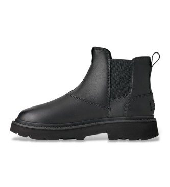 UGG Botines de Piel Chelsea Lug negro