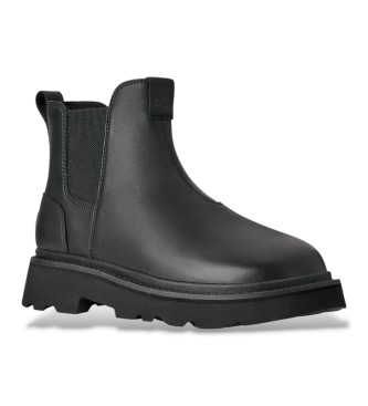 UGG Botines de Piel Chelsea Lug negro