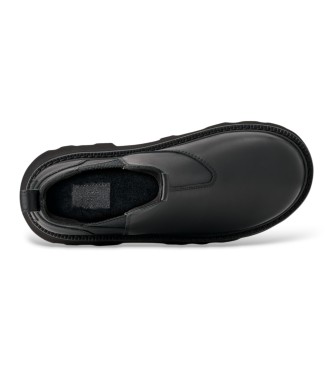 UGG Botines de Piel Chelsea Lug negro