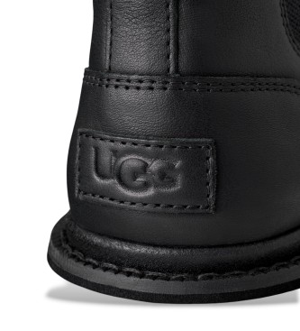 UGG Botines de Piel Chelsea Lug negro