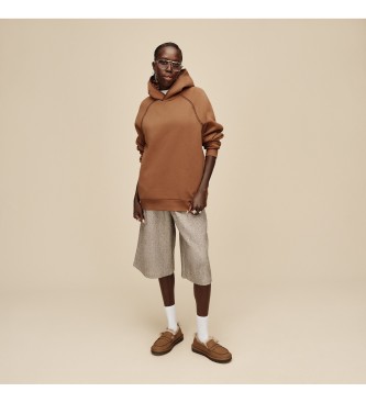 UGG Brown Ellis Nubuck Loafer Leather Moccasins