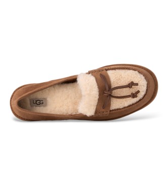 UGG Mocassini in Pelle Zora Loafer marrone