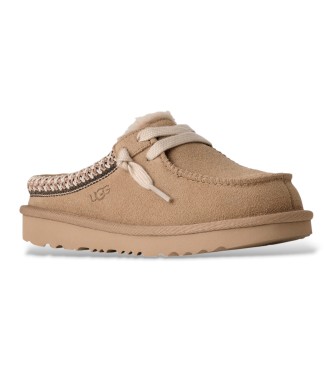 UGG Tasman Mule lædersko i beige