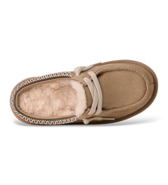 UGG Tasman Mule lædersko i beige
