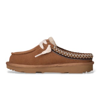 UGG Tasman Mule lädertofflor bruna