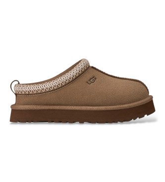 UGG Tazz brown Leather Slippers