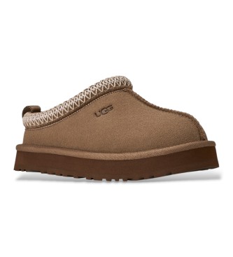 UGG Tazz brown Leather Slippers