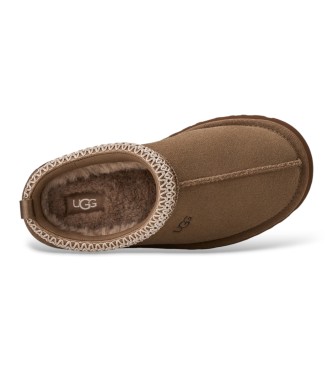 UGG Tazz brown Leather Slippers