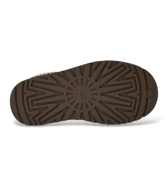 UGG Tazz brown Leather Slippers