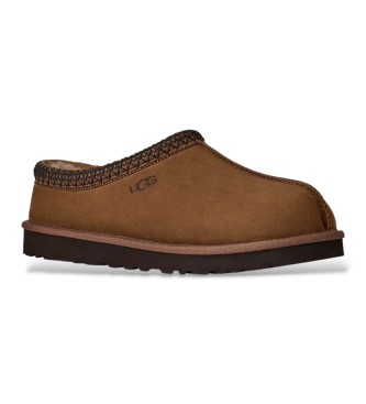 UGG Tasman II Nubuck brown leather slippers
