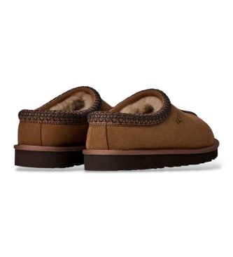 UGG Tasman II Nubuck brown leather slippers