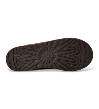 UGG Tasman II Nubuck brown leather slippers