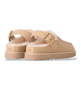 UGG Goldenstar Evelina Clog Leder-Clogs beige