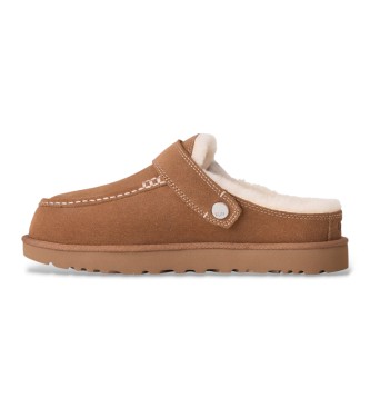 UGG Zoccoli in Pelle Goldenstar Evelina Clog marrone
