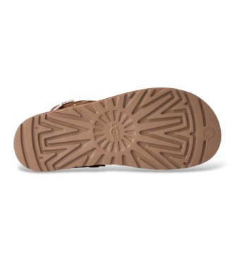 UGG Zoccoli in Pelle Goldenstar Evelina Clog marrone