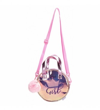 Enso Enso Super girl round shoulder bag -18x18x6cm- Pink