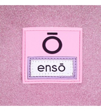 Enso Enso Super girl sac  bandoulire rond -18x18x6cm- Rose