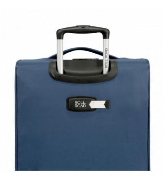 Roll Road Medium suitcase Roll Road Royce 66cm Blue -43x66x26cm