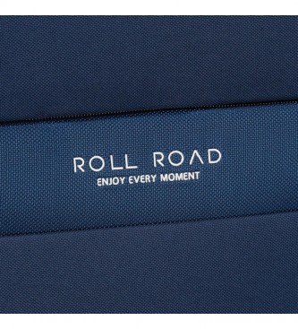Roll Road Velik kovček Roll Road Royce 76cm modri -48x76x29cm