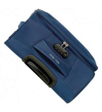 Roll Road Large suitcase Roll Road Royce 76cm Blue -48x76x29cm