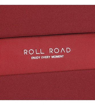 Roll Road Duża walizka Roll Road Royce 76cm czerwona -48x76x29cm