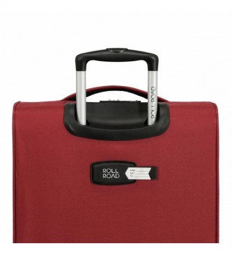 Roll Road Large suitcase Roll Road Royce 76cm Red -48x76x29cm