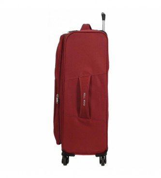 Roll Road Grote Roll Road Royce koffer 76cm Rood -48x76x29cm